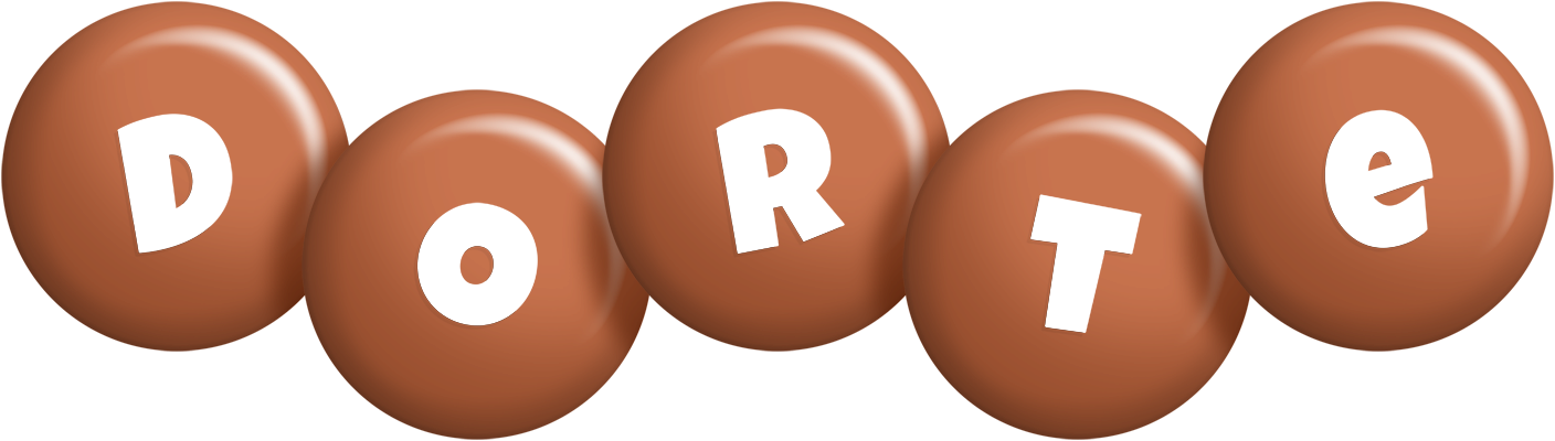 Dorte candy-brown logo