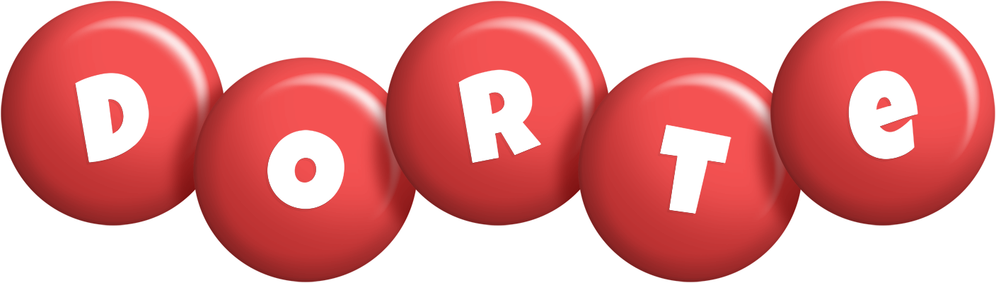 Dorte candy-red logo