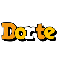 Dorte cartoon logo
