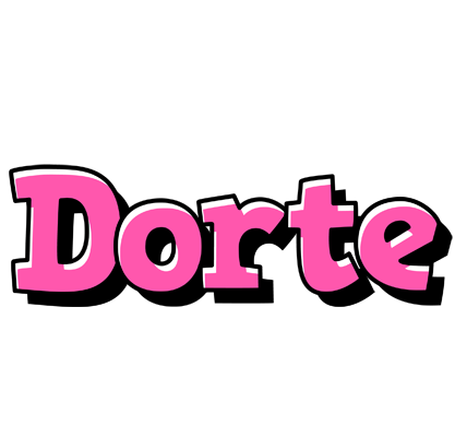 Dorte girlish logo