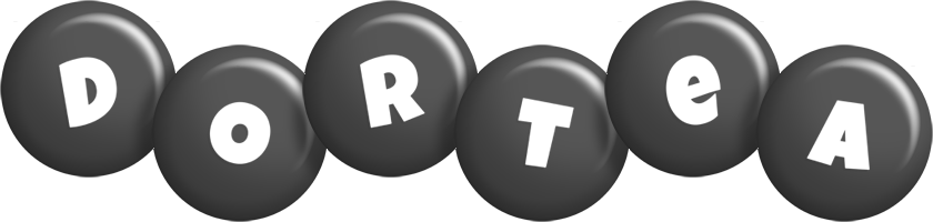 Dortea candy-black logo
