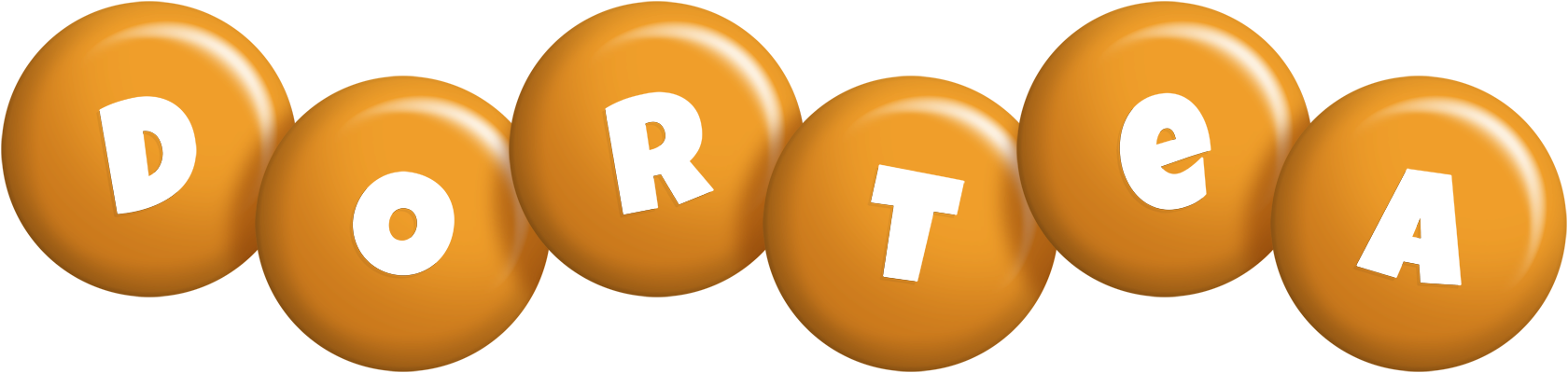 Dortea candy-orange logo