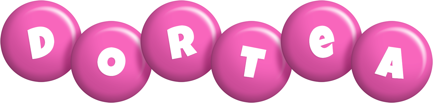 Dortea candy-pink logo