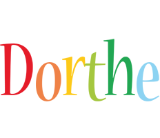 Dorthe birthday logo