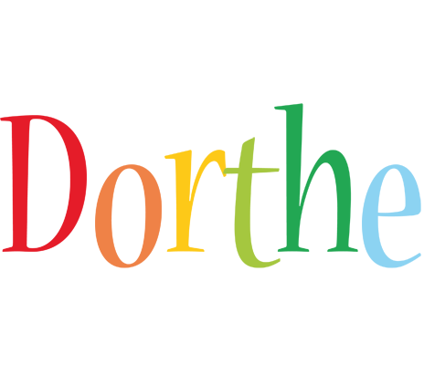 Dorthe birthday logo