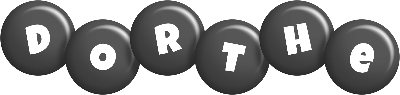 Dorthe candy-black logo