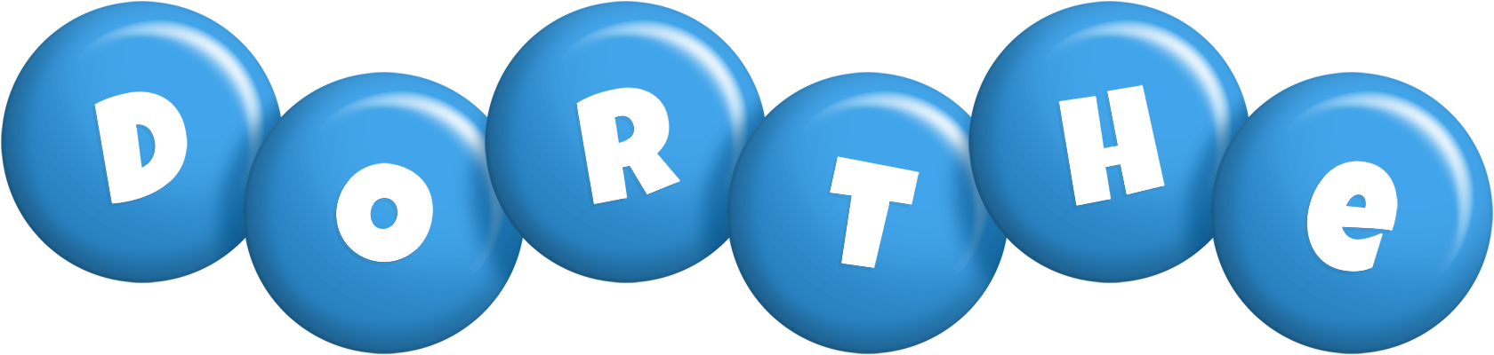 Dorthe candy-blue logo