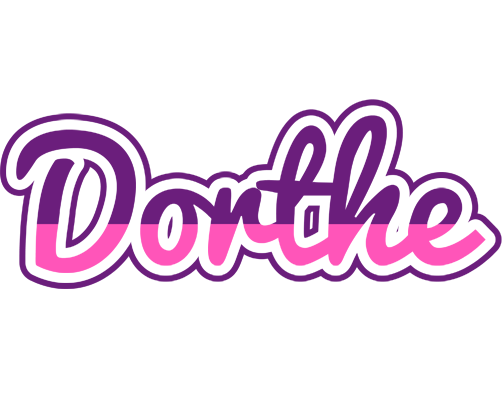 Dorthe cheerful logo