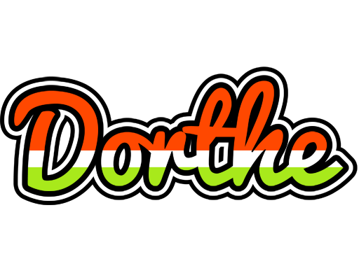 Dorthe exotic logo