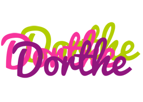 Dorthe flowers logo