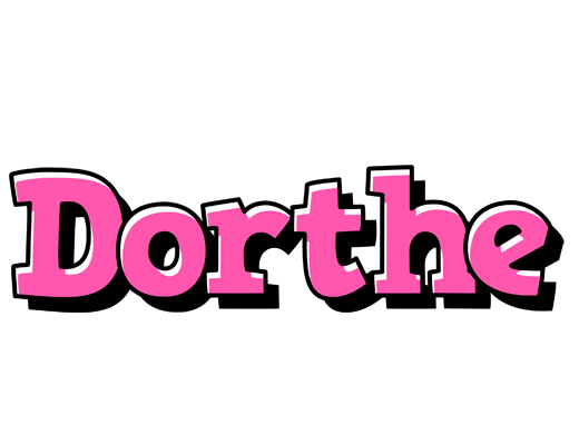 Dorthe girlish logo