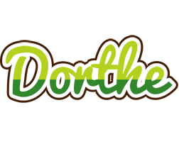 Dorthe golfing logo