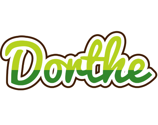 Dorthe golfing logo