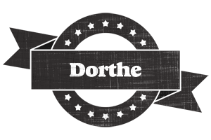 Dorthe grunge logo