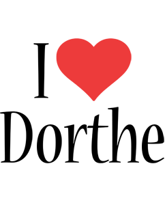 Dorthe i-love logo