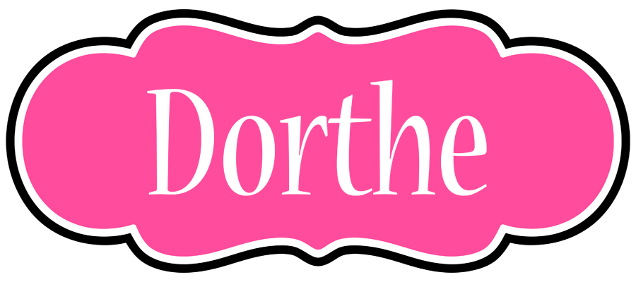 Dorthe invitation logo