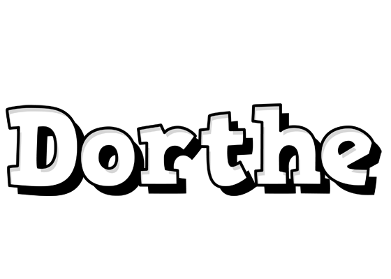 Dorthe snowing logo