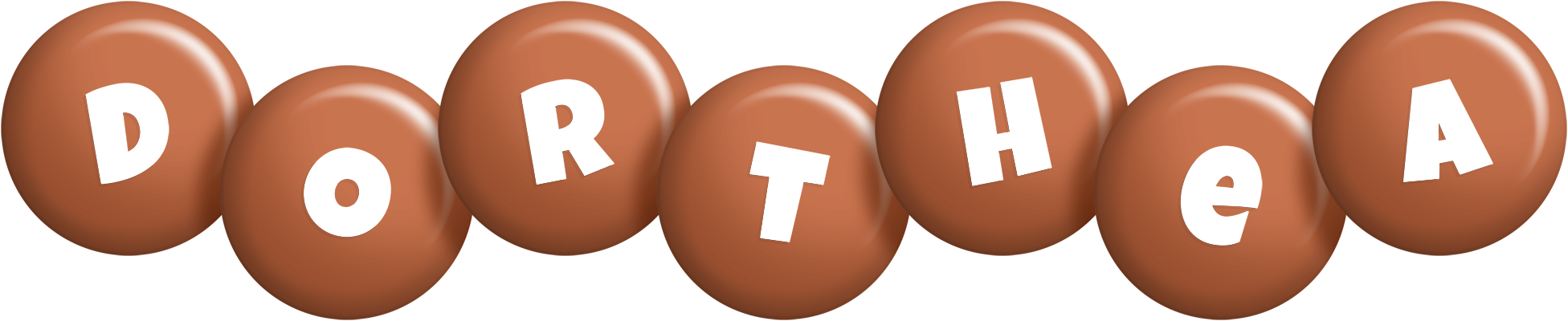 Dorthea candy-brown logo
