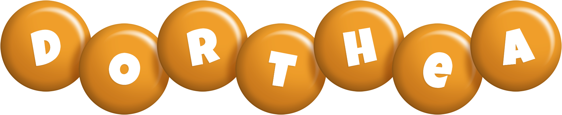 Dorthea candy-orange logo