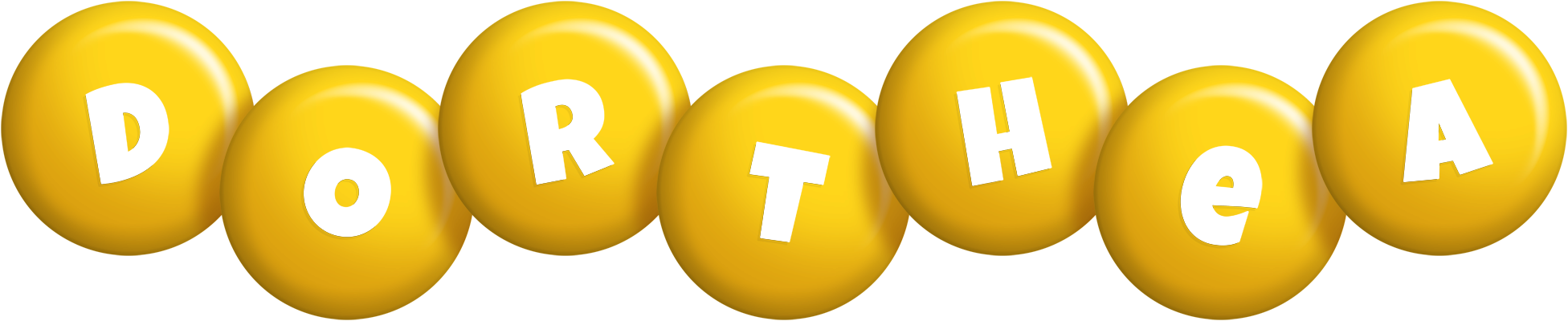Dorthea candy-yellow logo