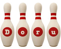 Doru bowling-pin logo