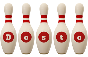 Dosto bowling-pin logo