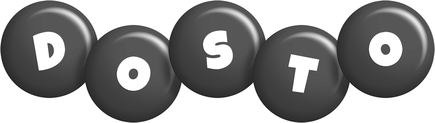 Dosto candy-black logo