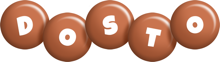 Dosto candy-brown logo