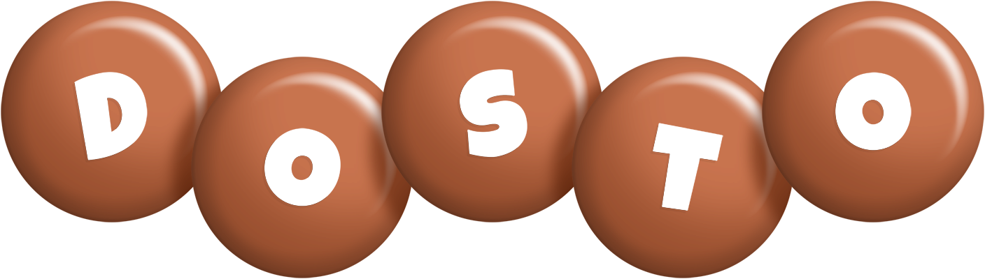 Dosto candy-brown logo