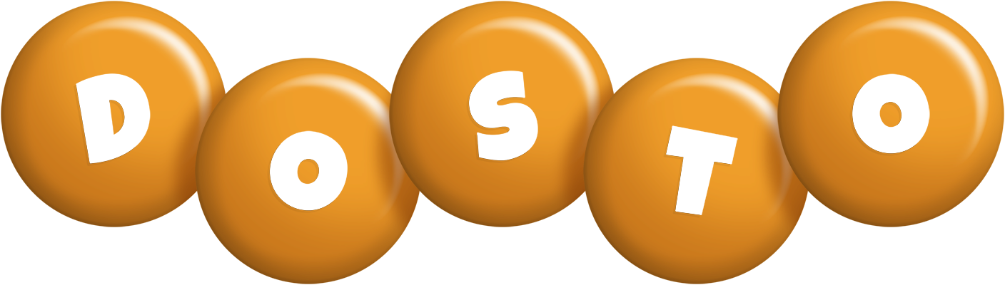 Dosto candy-orange logo