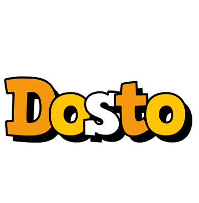 Dosto cartoon logo