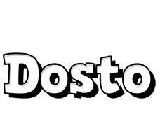 Dosto snowing logo