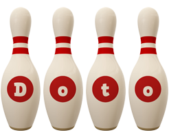 Doto bowling-pin logo