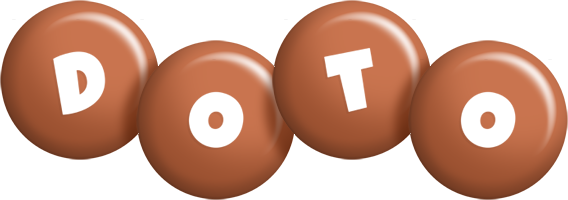 Doto candy-brown logo