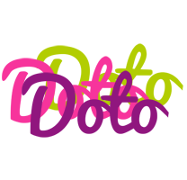 Doto flowers logo