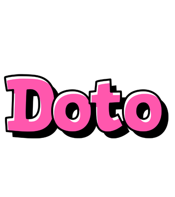 Doto girlish logo
