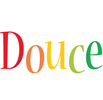 Douce birthday logo
