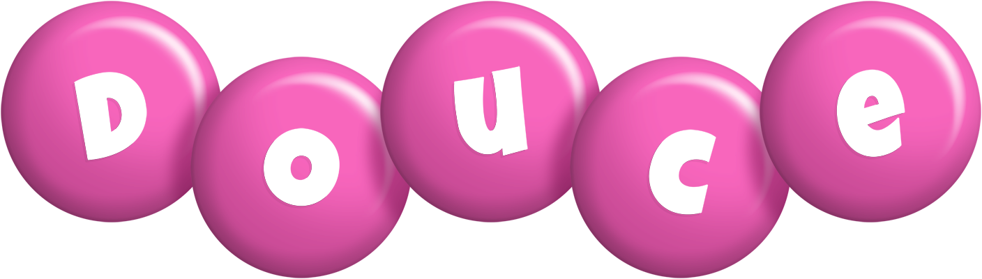 Douce candy-pink logo