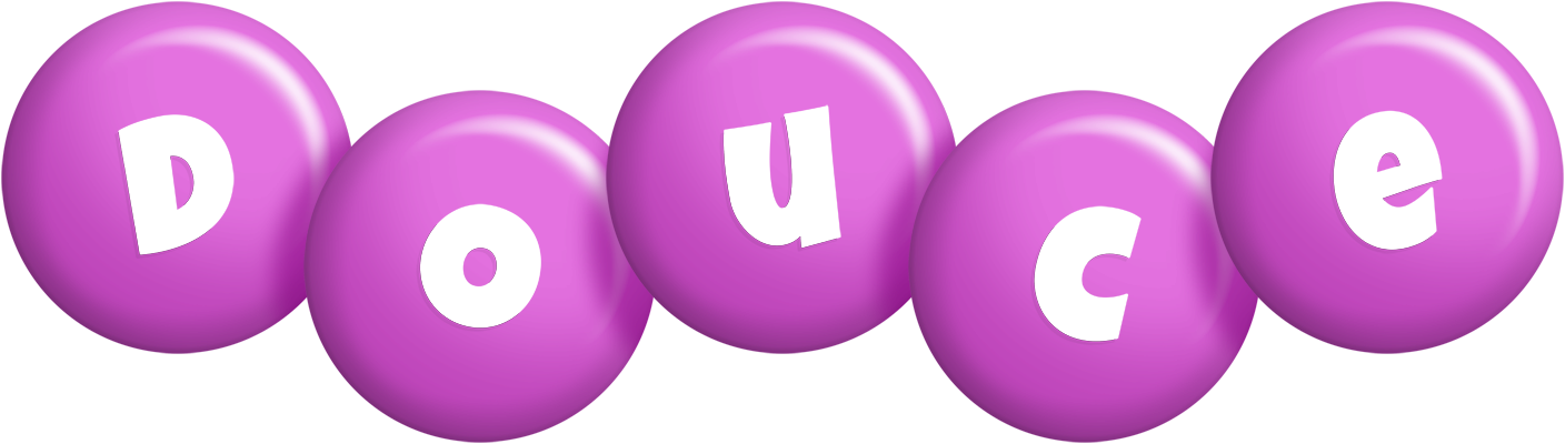 Douce candy-purple logo