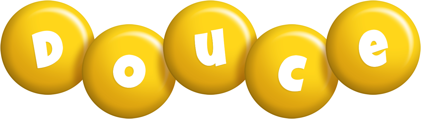 Douce candy-yellow logo