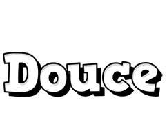 Douce snowing logo