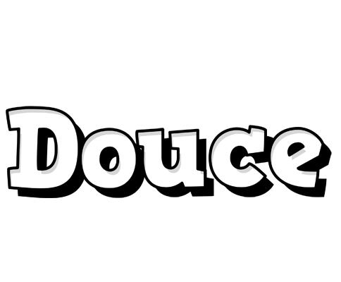 Douce snowing logo