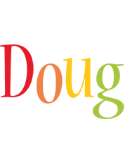 Doug birthday logo