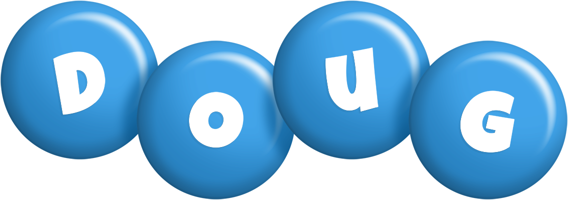 Doug candy-blue logo