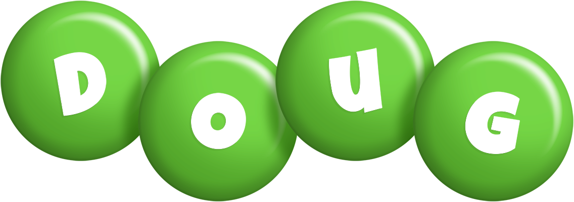 Doug candy-green logo