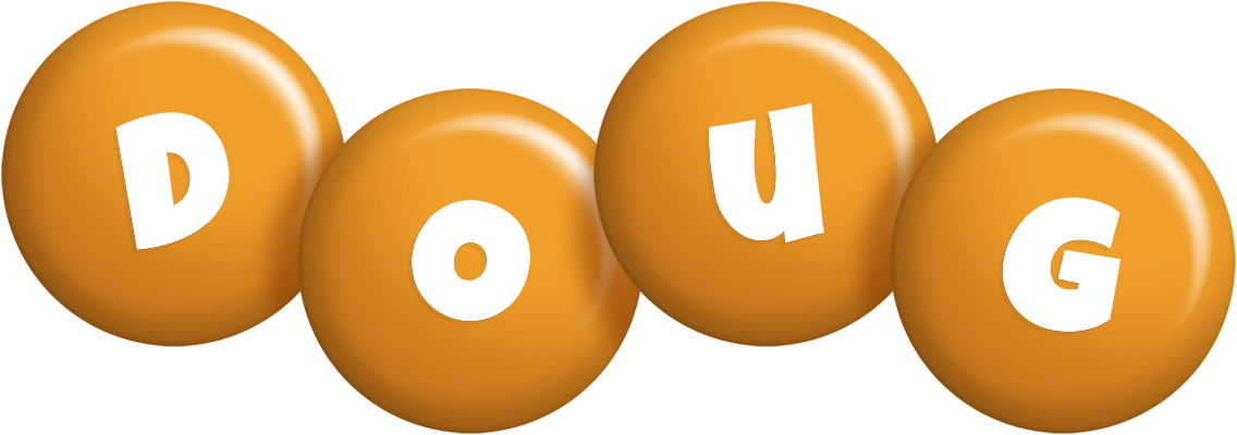Doug candy-orange logo