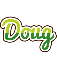 Doug golfing logo