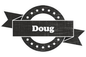 Doug grunge logo