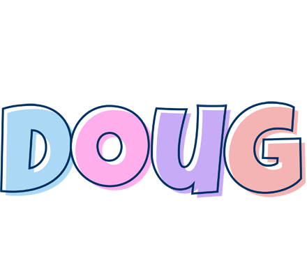 Doug pastel logo