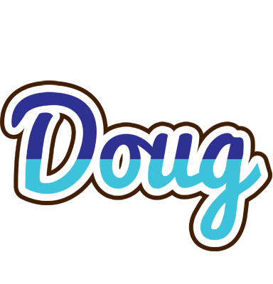 Doug raining logo